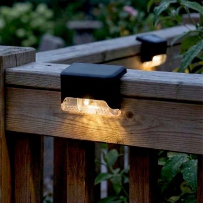 8. LED-Solar-Wandleuchte für Treppen
