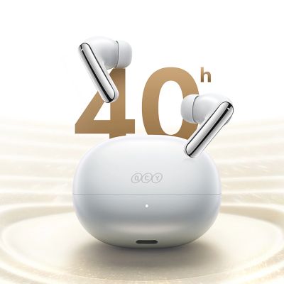 9. QCY MeloBuds N20 Kabellose In-Ear-Kopfhörer mit Geräuschunterdrückung (ANC) – Weiß