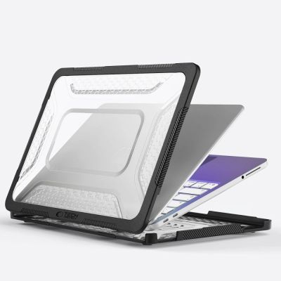 6. Tech-Protect Kevlar Pro Hülle für MacBook Neo 13" 2026 - Schwarz und Transparent
