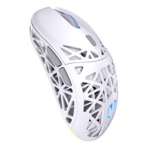 ENDORFY LIV Plus Kabellose Gaming-Maus in Onyxweiß, beidhändig bedienbar, Bluetooth, optisch, 26000 DPI