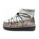 2. D.Franklin Damen Schneestiefel Winter Modische Isolierte Stiefeletten Silber