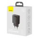 3. BASEUS USB-Wandladegerät, USB-C (SCHWARZ)