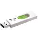 ADATA USB-Stick UV320 64 GB USB 3.1 Weiß-Grün