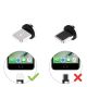 9. Anschlussstecker für Magnetkabel Lightning silber