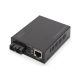 22. Medienkonverter RJ45 10/100/1000Base-T auf SC Duplex 1000Base-LX, SM, 20 km