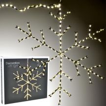 DEKORATIVER HÄNGE-SCHNEEFLOCKE MIT 470 LED, WARMWEISS