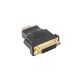 4. Lanberg AD-0014-BK Adapter (HDMI M - DVI-I F; schwarz)