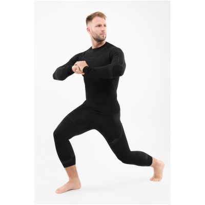 4. VIKING Gary 3/4 Set Bamboo Herren Unterwäsche Größe L schwarz
