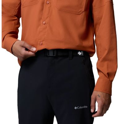 4. Columbia Essential Hike Brushed Back Pant 2172961010 Schwarz 34-32