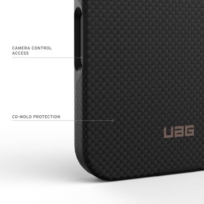 5. UAG Fibr Armr MagSafe - iPhone 17 Pro Max Hülle kompatibel mit MagSafe (Kevlar Graphit / Bronze)