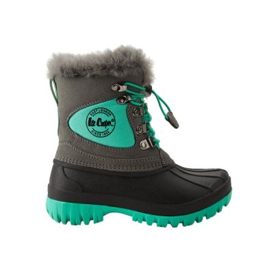 Lee Cooper Winterstiefel für Kinder, türkis, gefütterte Schneestiefel