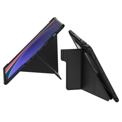 4. Nillkin Bumper Leather Case Pro Hülle für Samsung Galaxy Tab S9+ – Schwarz