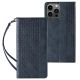 Magnet Strap Case für iPhone 12 Pro Pouch Wallet + Mini Lanyard Pendant Blau