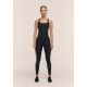 4. CASALL Damen-Tanktop mit formgebendem Block-BH, Schwarz