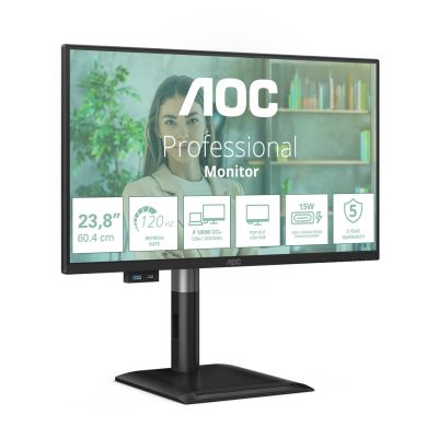 2. AOC 24P4CV Computermonitor 60,5 cm (23,8") 1920 x 1080 px Full HD LED Schwarz