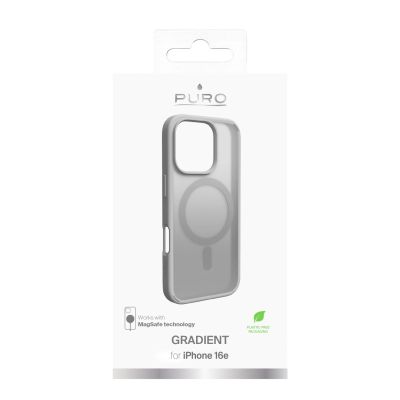 9. Puro Gradient MagSafe Silikonhülle für iPhone 16 Pro Max – Silber
