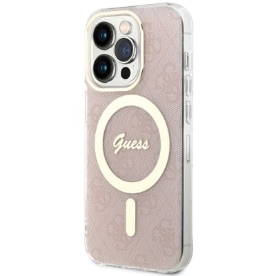 2. Guess IML 4G MagSafe Hülle für iPhone 15 Pro – Rosa
