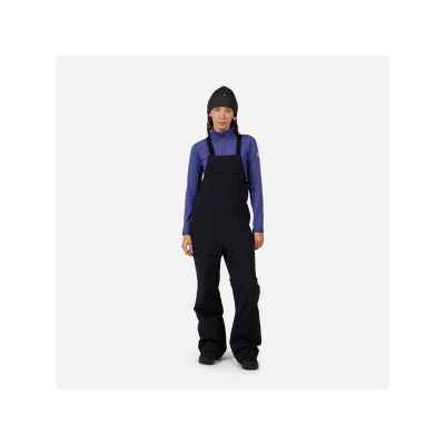 ROSSIGNOL W Outerlimits Isolierte Latzhose für Damen, Schwarz