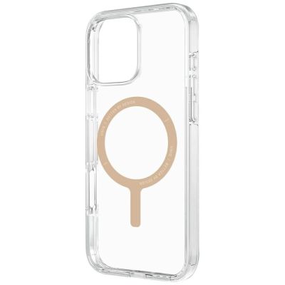 2. Uniq Clario Magclick Ladehülle für iPhone 16 Pro - Transparent Gold