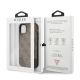 8. Guess 4G Triangle Collection Hülle für iPhone 11 6.1" / Xr 6.1" - Braun