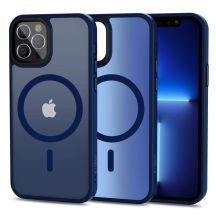 Tech-Protect MagMat MagSafe Hülle für iPhone 12 / 12 Pro – Marineblau matt