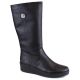 Rieker W RKR237B Wasserdichte Lederstiefel mit Lammwolle gefüttert
