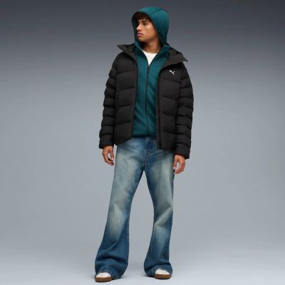 10. Puma Mono Hooded Herrenjacke Schwarz 688367 01