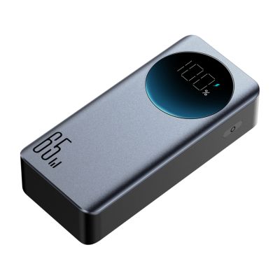 4. Joyroom JR-PBF05 Pro 30000mAh 65W Powerbank mit Digitalanzeige, 2x USB-C, 1x USB-A - Schwarz