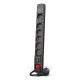 9. Acar S6 USB-A+C-Überspannungsschutz (Schnellladegerät) 1,5 m; schwarz