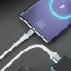 4. 3mk Hyper Cable N-SERIES USB-A / USB-C 1m 9V/2A 18W / weiß