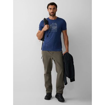 Trekking-T-Shirt für Herren aus Bambusfaser 4F 4FRAW26TFTSM2963-32M