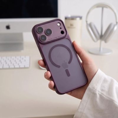 7. Tech-Protect MagPrime MagSafe CC Hülle für iPhone 18 Pro Max / 17 Pro Max – Burgunderrot