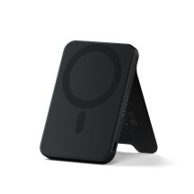 Satechi OntheGo Powerbank 5K - Magnetische Powerbank mit Ständer, 5k mAh, kompatibel mit MagSafe und Qi2 (Schwarz)