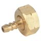Reduzieradapter von 21,8 mm LH-Gasflasche auf 8 x 15 mm Gasschlauch