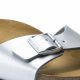 3. Birkenstock Madrid Birko-Flor Silver Damen Flip-Flops normal breit (0040411)