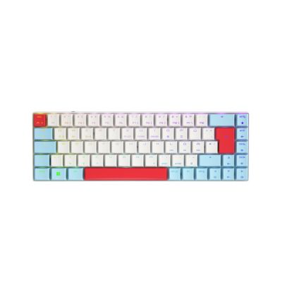 7. CHERRY TAS MX-LP 2.1 Kompakte kabellose DE-Layout-Tastatur weiß (G80-3860LVADE-0)