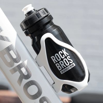 4. Rockbros LK24-H018 Flaschenhalter-Korb aus Kunststoff – Weiß