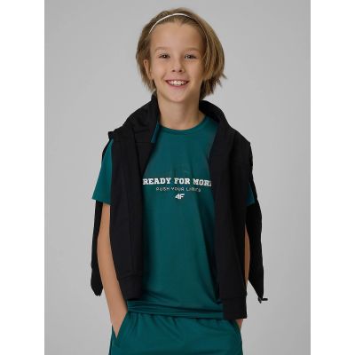 3. Schnelltrocknendes Sport-T-Shirt für Jungen 4F 4FJRSS26TFTSM2390-46S