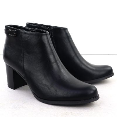 3. Klassische Damen-Ankle-Boots Jezzi ASA125-36 mit Blockabsatz
