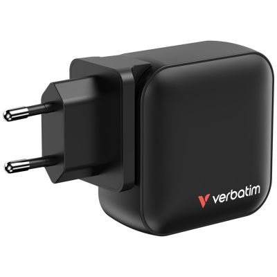 7. Verbatim Mini-GaN-Ladegerät 100W 3xUSB-C PD, 1xUSB-A QC 3.0