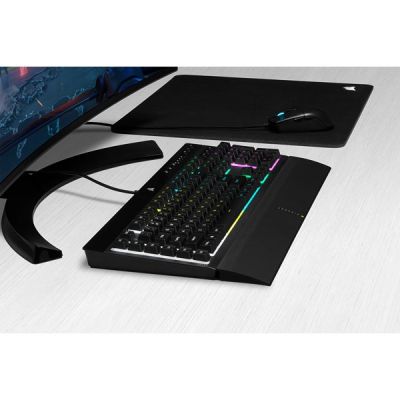 4. Corsair | Gummikuppel | K55 RGB PRO | Gaming-Tastatur | Gaming-Tastatur | RGB-LED-Licht | Vereinigte Staaten | Kabelgebunden | Schwarz
