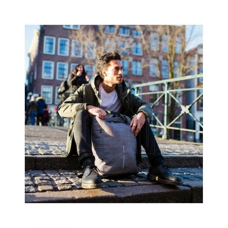 16. XD DESIGN ANTI-DIEBSTAHL-RUCKSACK BOBBY URBAN GRAU P/N: P705.642