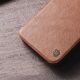 16. Nillkin Qin Lederholsterhülle für Samsung Galaxy A73 rot