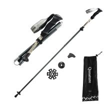 Qunature Nordic Walking Trekkingstock Aluminium 110 – 130 cm 1 Stk. - Braun