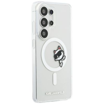 4. Karl Lagerfeld IML Peekaboo Choupette MagSafe Hülle für Samsung Galaxy S26 Ultra - transparent
