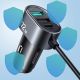 9. Joyroom Autoladegerät 2xPD + 2xQC3.0 72W 1,5m schwarz (JR-CL05)