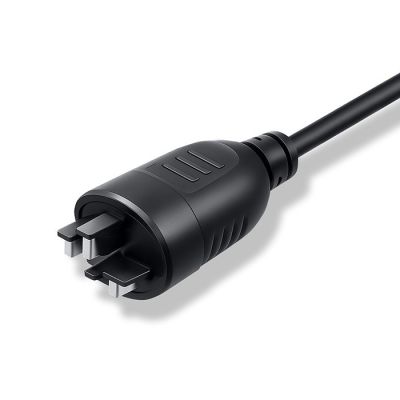 4. Qoltec 52613 36V 42V 2A Elektrofahrrad-Ladegerät mit Bosch 3-Pin-Stecker + Stromkabel