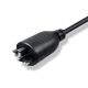 4. Qoltec 52613 36V 42V 2A Elektrofahrrad-Ladegerät mit Bosch 3-Pin-Stecker + Stromkabel