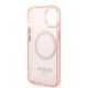 7. Ratet Guess , GUHMP14MHTCMP iPhone 14 Plus 6,7" rosa/rosa Hartschale Gold Outline Translucent MagSafe