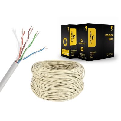 7. UTP-Kabel GEMBIRD UPC-5004E-SOL (UTP; 305 m; Kat. 5e; grau)